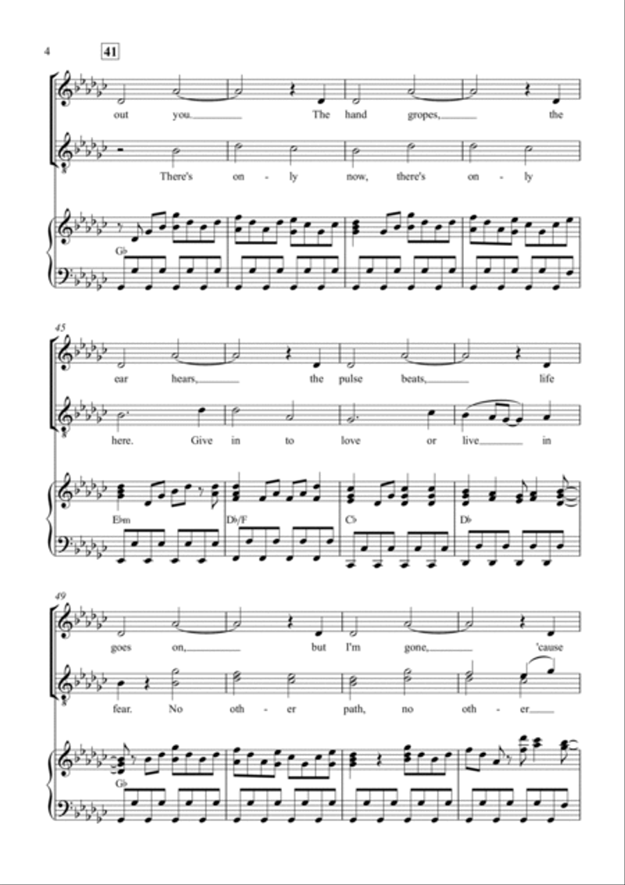 Finale B Voice scores gallery preview page 4