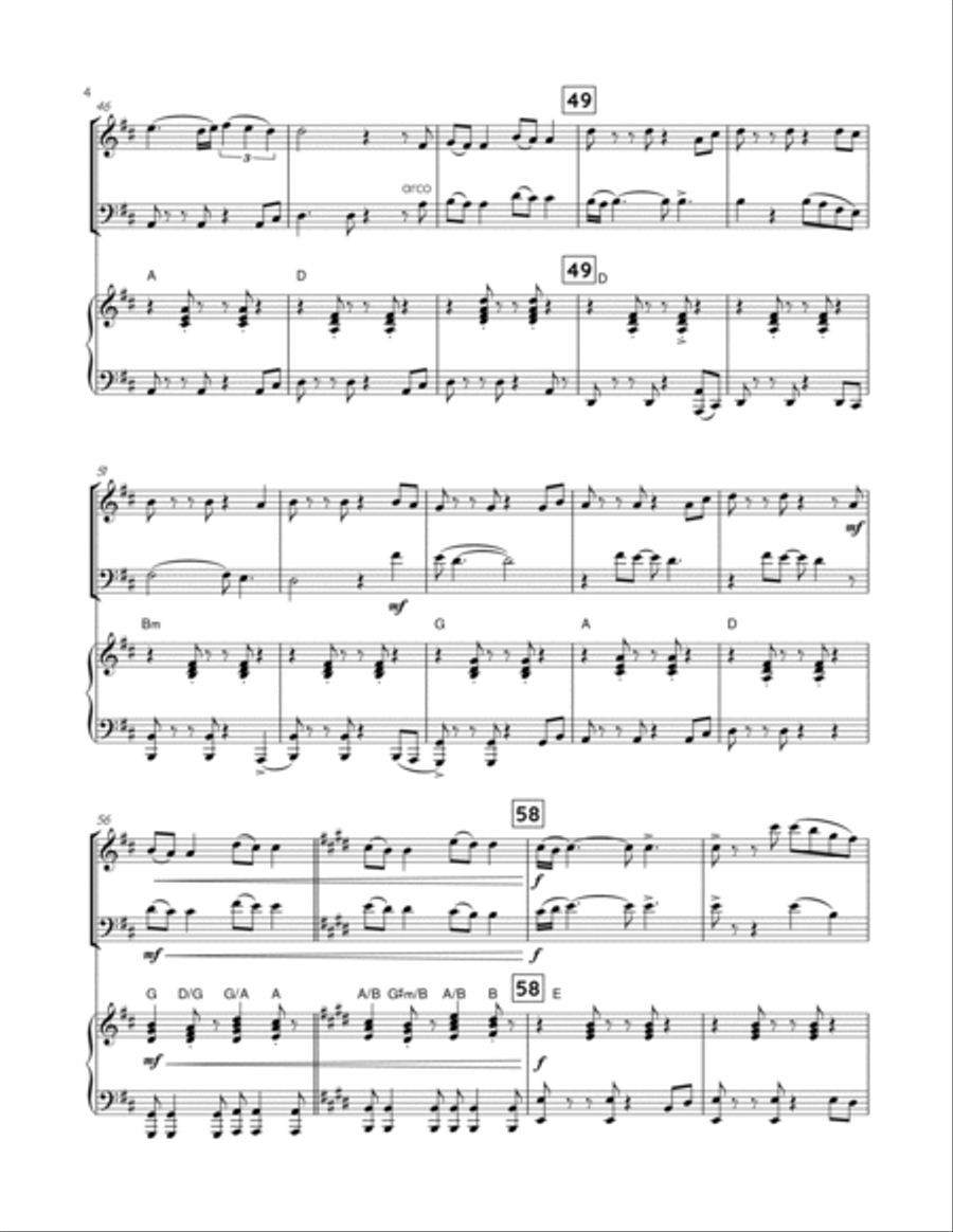 Stand By Me Piano Trio scores gallery preview page 4