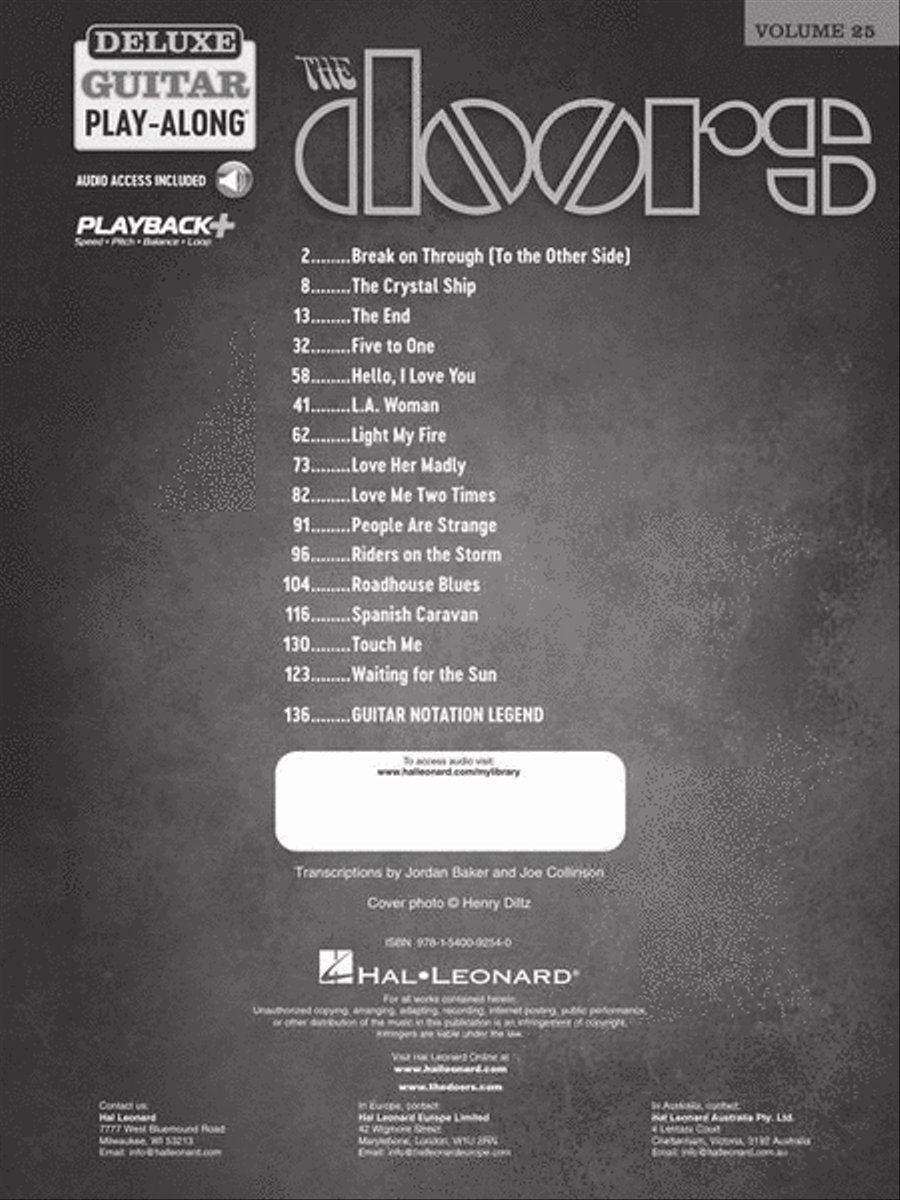 The Doors Electric Guitar scores gallery preview page 3