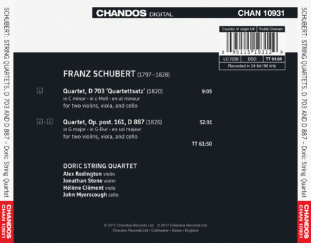 Franz Schubert: String Quartets