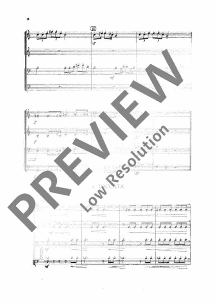 Suite Trombone scores gallery preview page 15