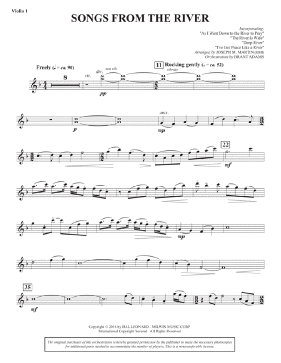 Sacred Places - Violin 1 Sacred Places - Violin 1 Choir scores gallery preview page 2