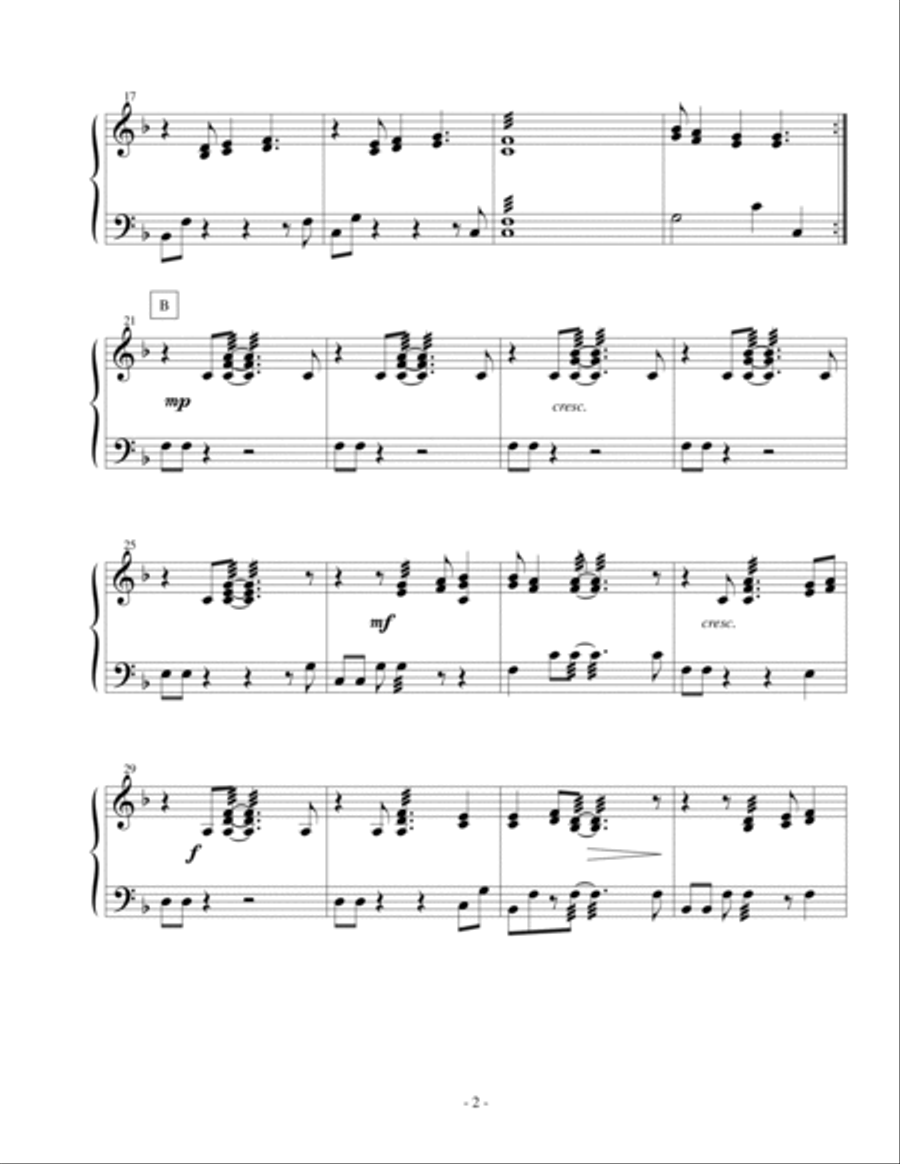Jenny's Song Marimba scores gallery preview page 2