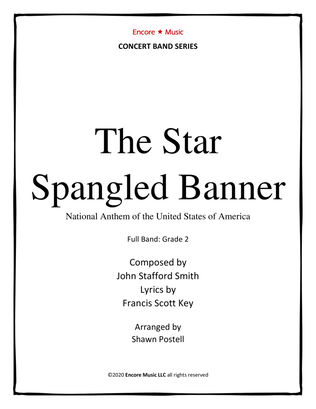 Star Spangled Banner for Concert Band
