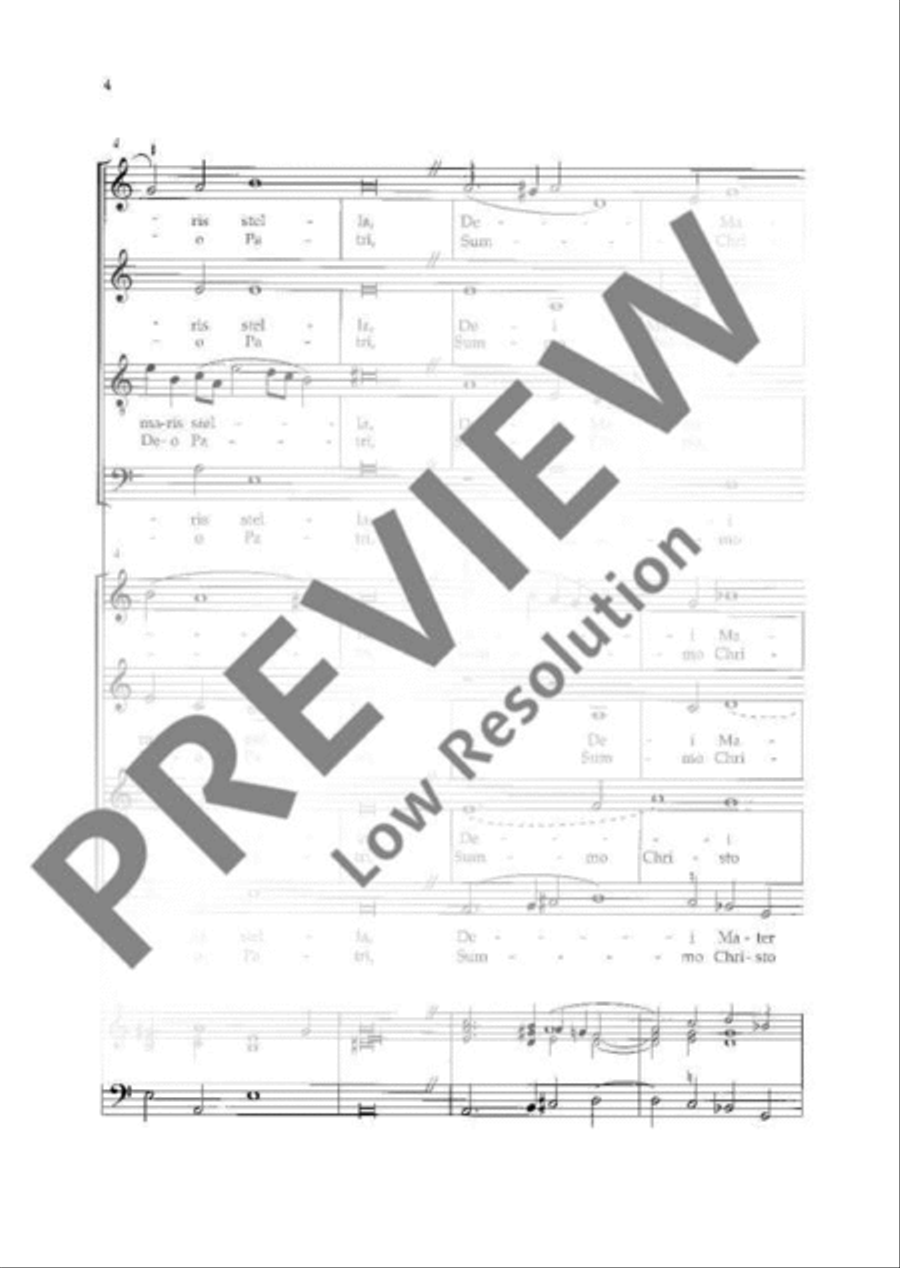 Hail, star of the sea 4-Part scores gallery preview page 5