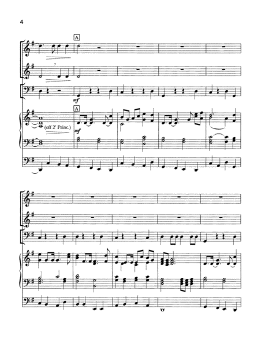 Jubilant Marche Trumpet Duet scores gallery preview page 4