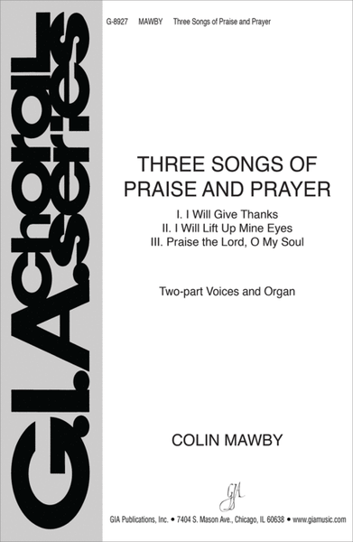 Three Songs of Praise and Prayer image number null
