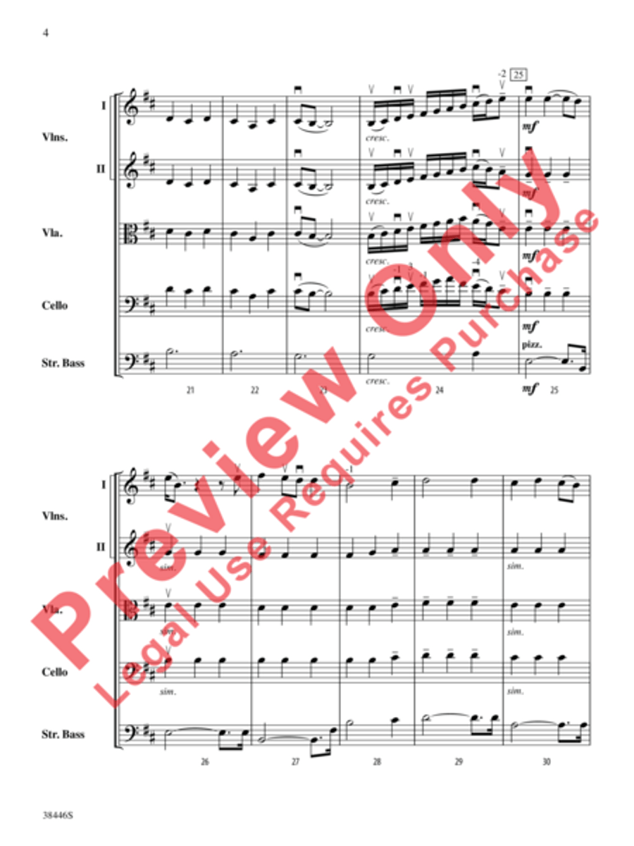 Open Arms String Orchestra scores gallery preview page 5