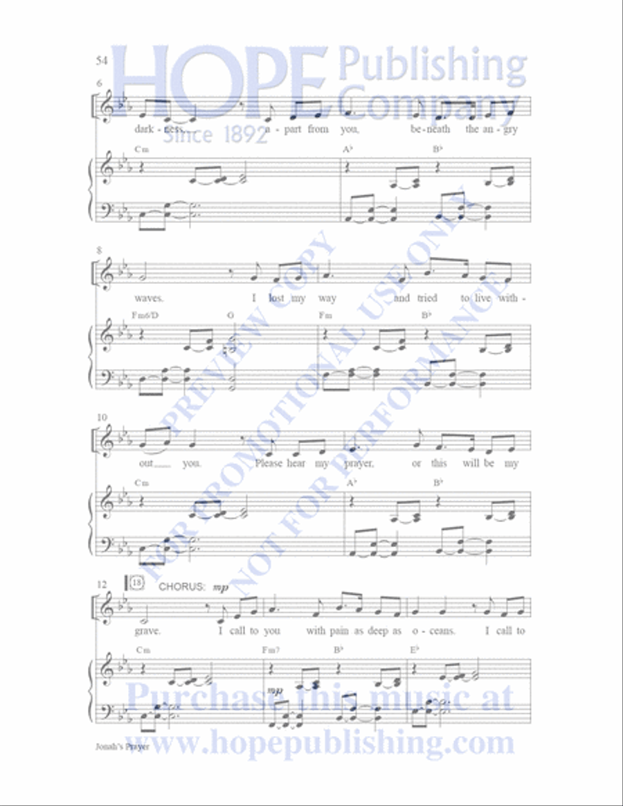 Sailor's Bible Sailor's Bible Children's Choir scores gallery preview page 55