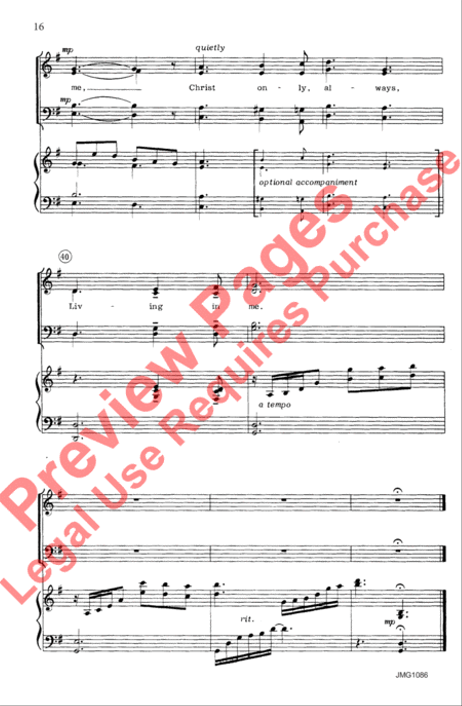A Call to My People A Call to My People 4-Part scores gallery preview page 17