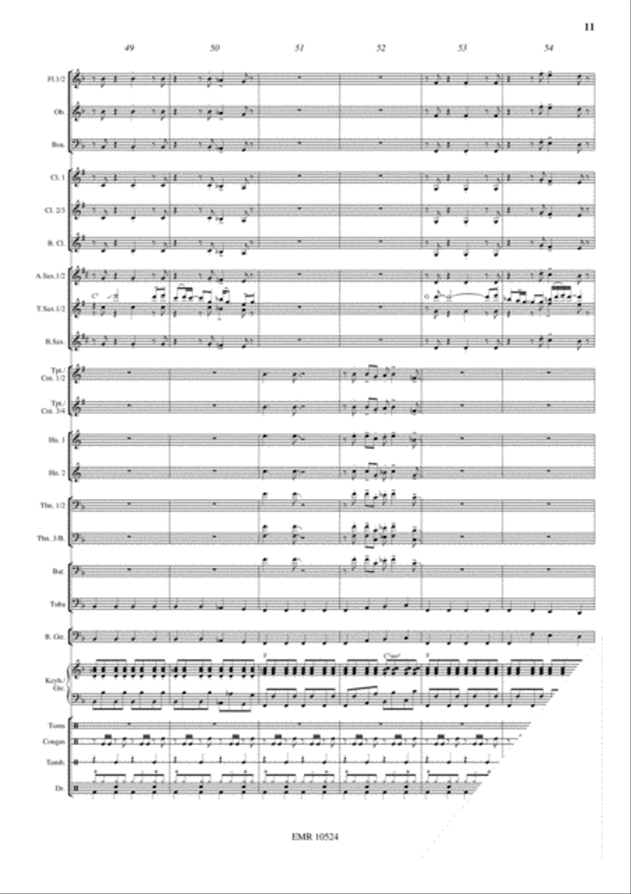 Virgo Disco Concert Band scores gallery preview page 12