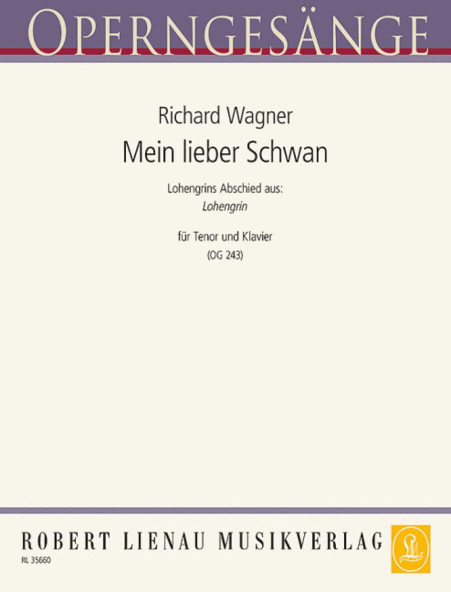 Mein lieber Schwan Mein lieber Schwan Tenor Voice scores gallery preview page 1