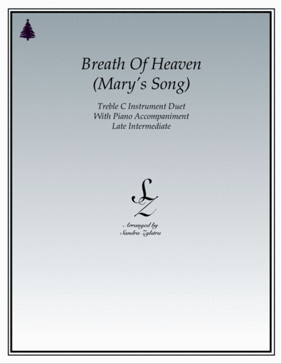 Breath Of Heaven (Mary's Song) Piano scores gallery preview page 1