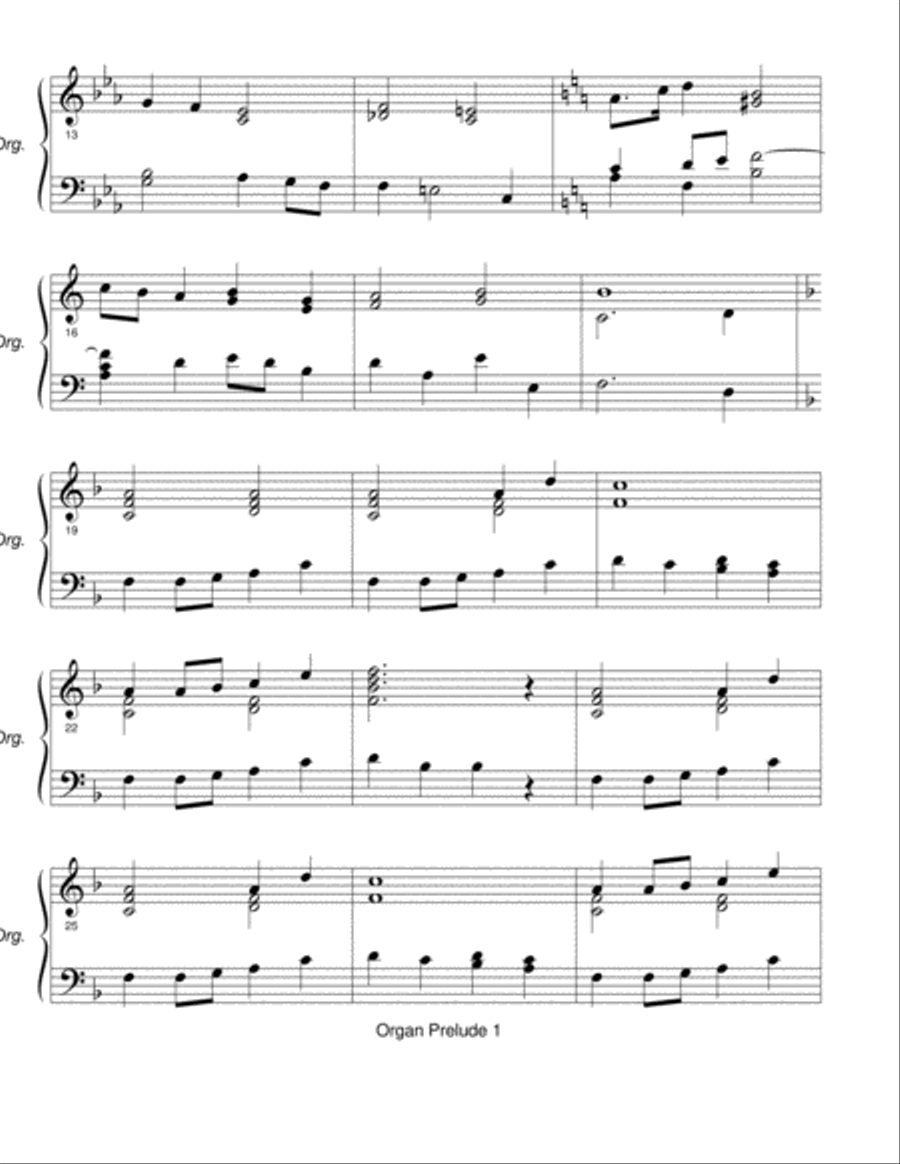 Organ Prelude Op. 7 Organ Solo scores gallery preview page 2