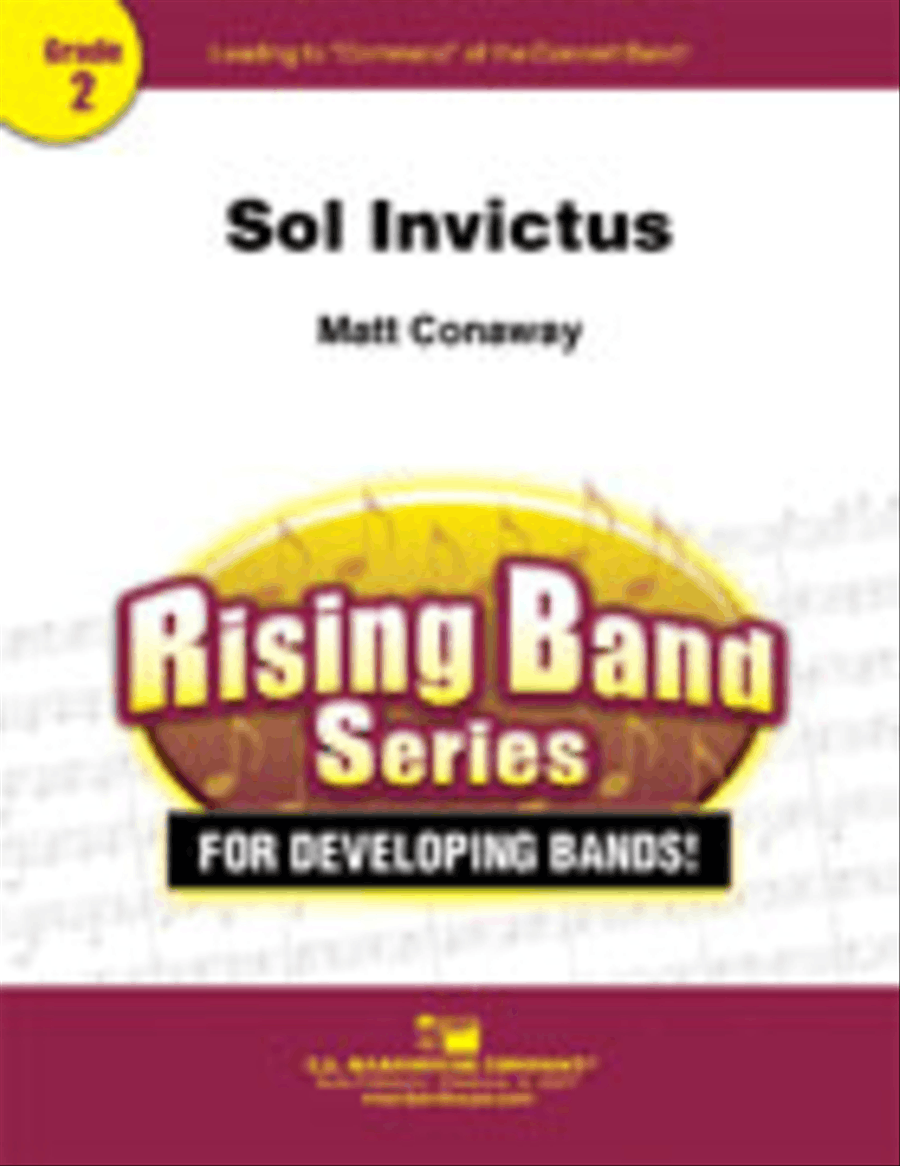 Sol Invictus Concert Band scores gallery preview page 1