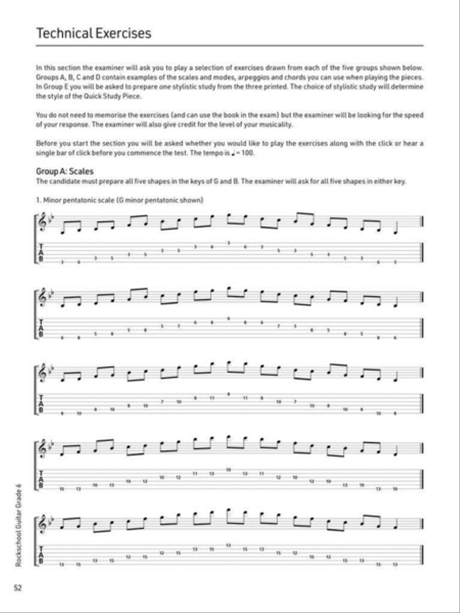 Rockschool Guitar Grade 6 (2024) Acoustic Guitar scores gallery preview page 4