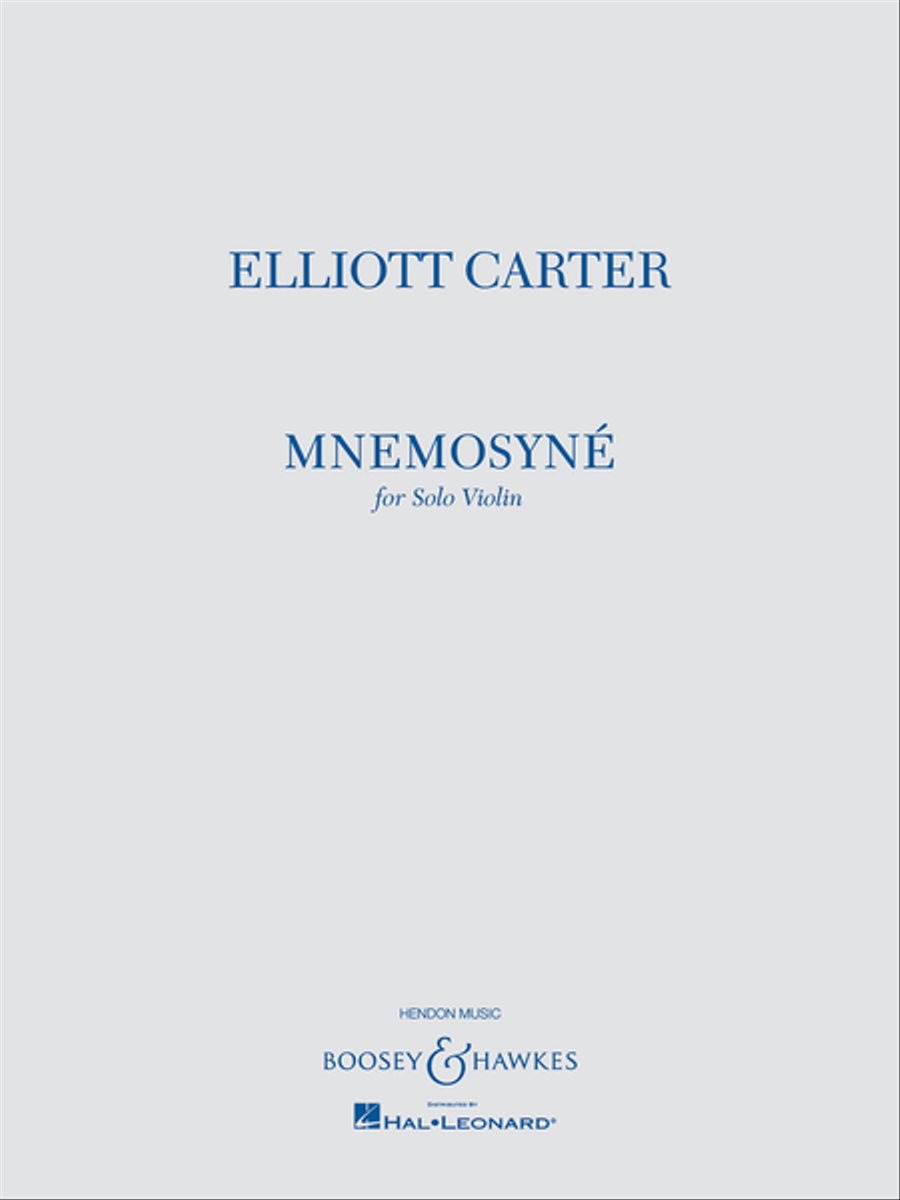 Mnemosyne Violin Solo scores gallery preview page 1