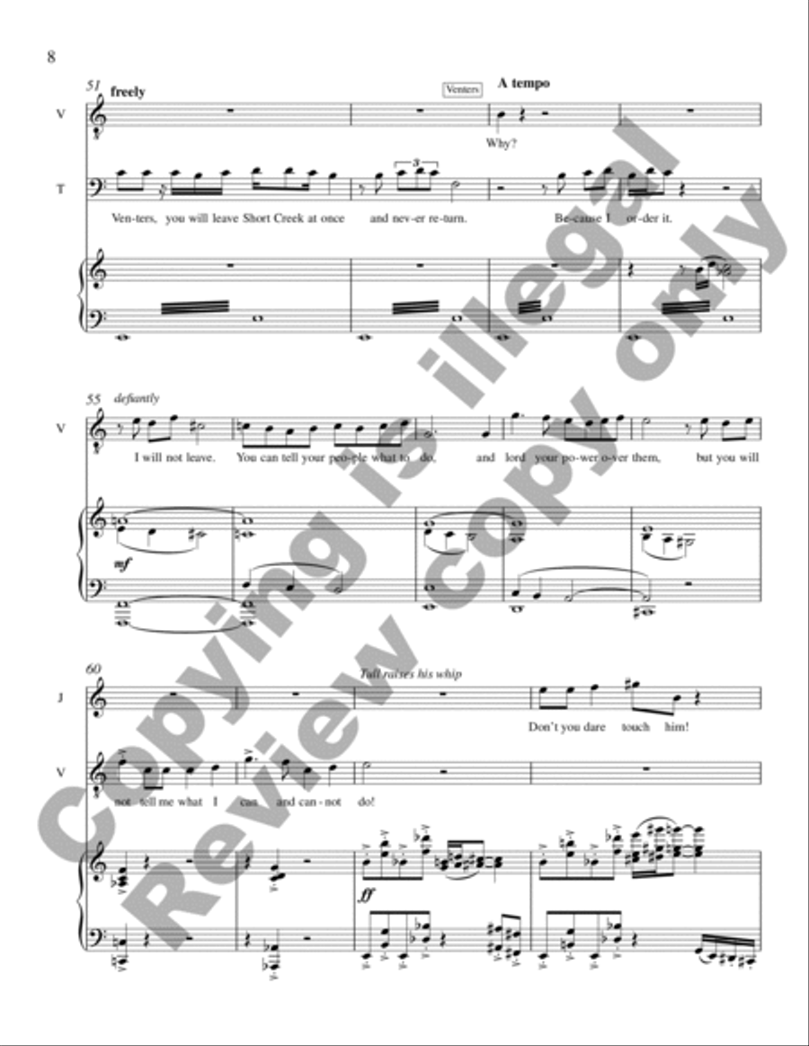 Riders of the Purple Sage Men's Choir scores gallery preview page 14