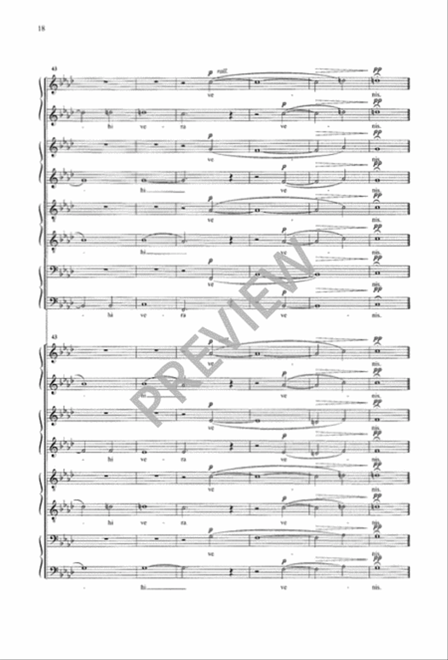 Two Motets (1. Mosella, 2. Te Vigilans Oculis) 4-Part scores gallery preview page 19