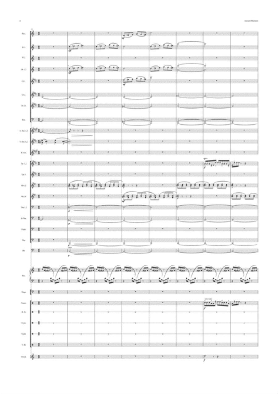 Ancient Mariners Ancient Mariners Concert Band scores gallery preview page 4