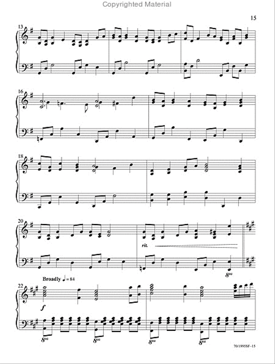 His Sacrifice Piano Solo scores gallery preview page 11
