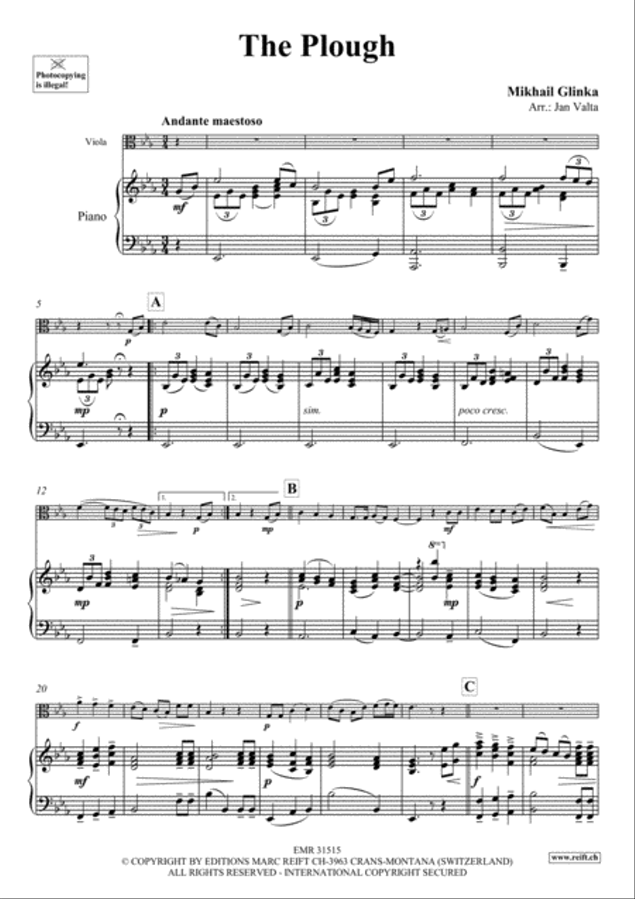 The Plough The Plough Viola scores gallery preview page 3