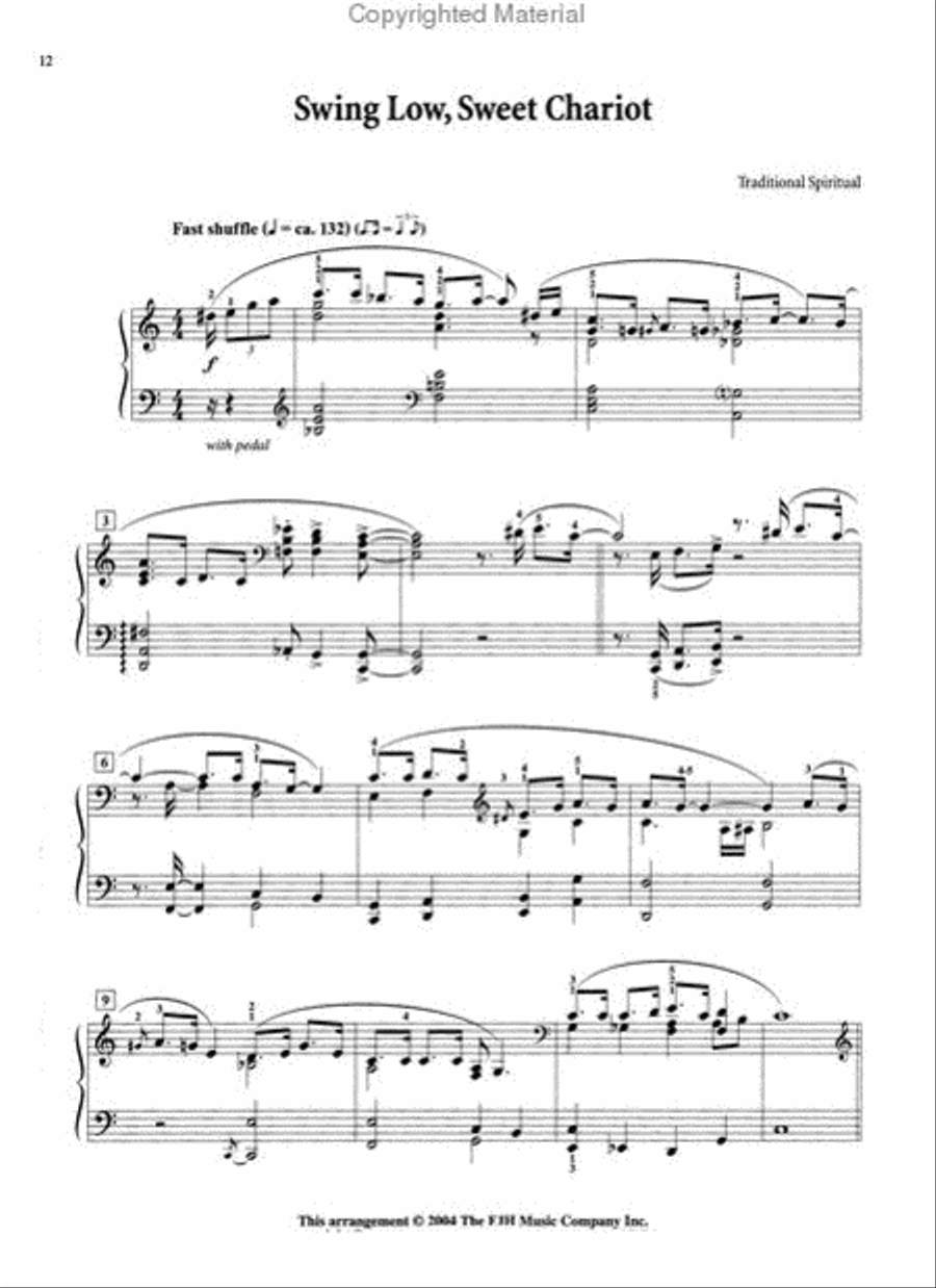 Poor Wayfaring Stranger (NFMC) Piano Solo scores gallery preview page 4