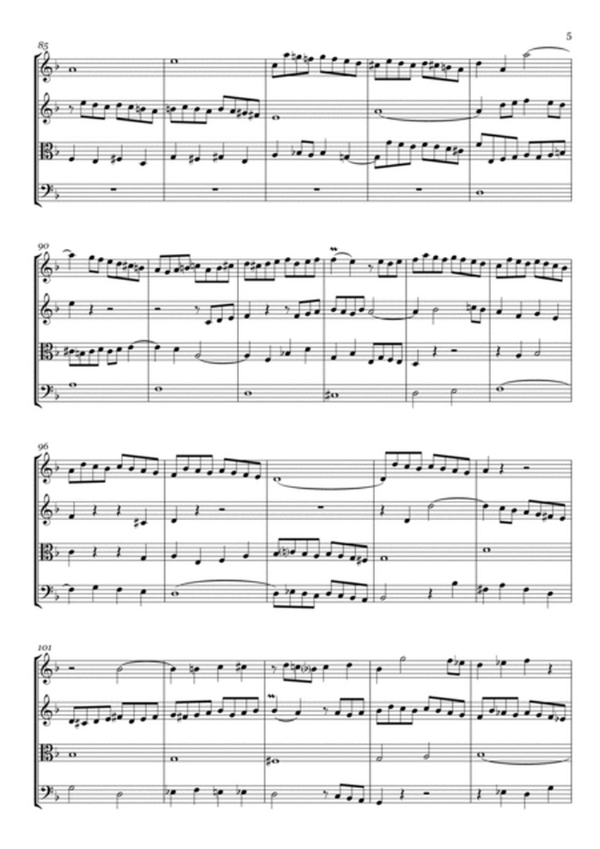 Contrapunctus IX - J. S. Bach - for String Quartet - Score and Parts image number null