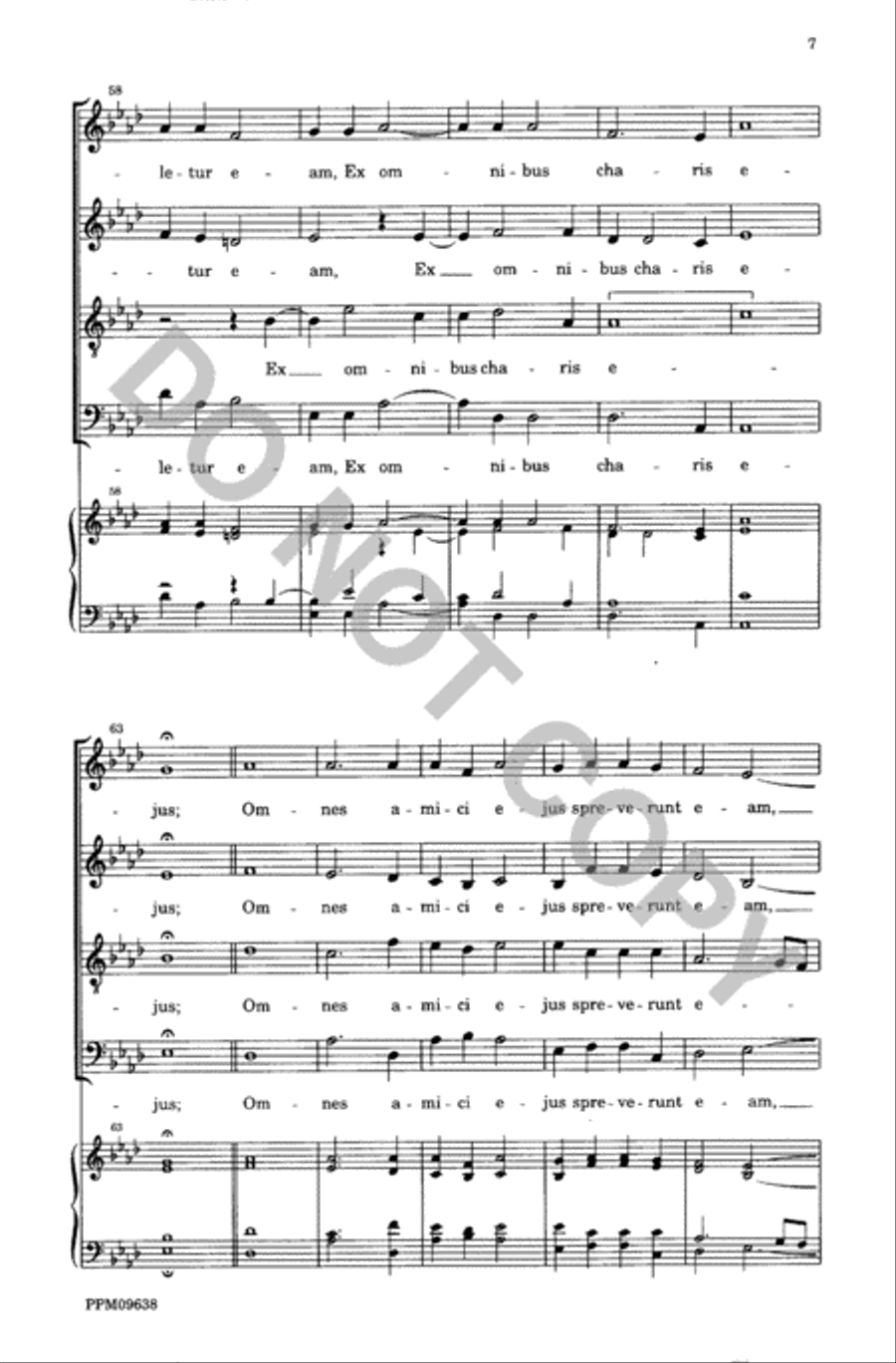Lamentations of the Prophet Jeremiah 4-Part scores gallery preview page 8