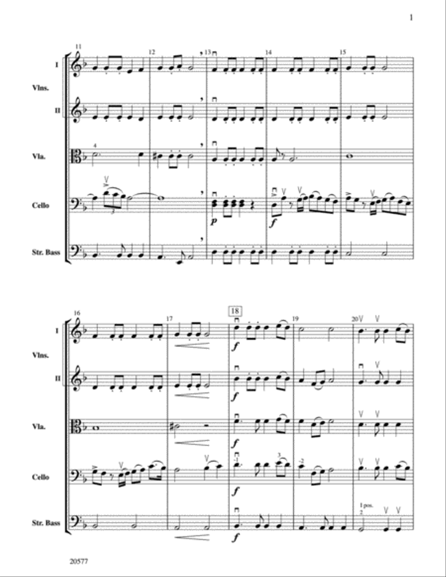 Dos Fuegos Dos Fuegos String Orchestra scores gallery preview page 3