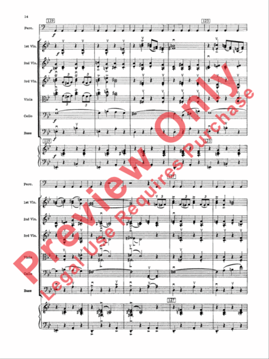 Sleigh Ride Sleigh Ride String Orchestra scores gallery preview page 15