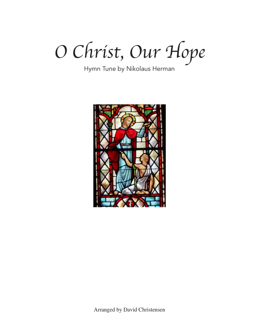 O Christ, Our Hope Organ Solo scores gallery preview page 1