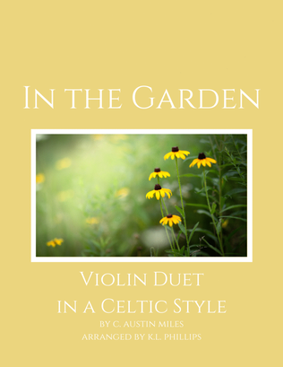 Book cover for In the Garden - Violin Duet in a Celtic Style