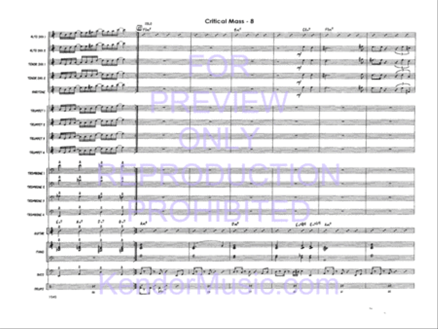 Critical Mass Critical Mass Jazz Ensemble scores gallery preview page 10
