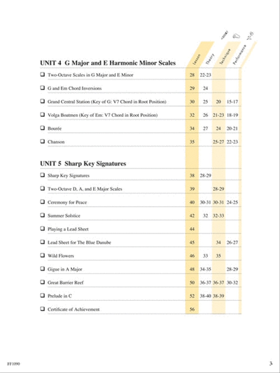 Level 4 – Lesson Book – 2nd Edition Piano Method scores gallery preview page 3