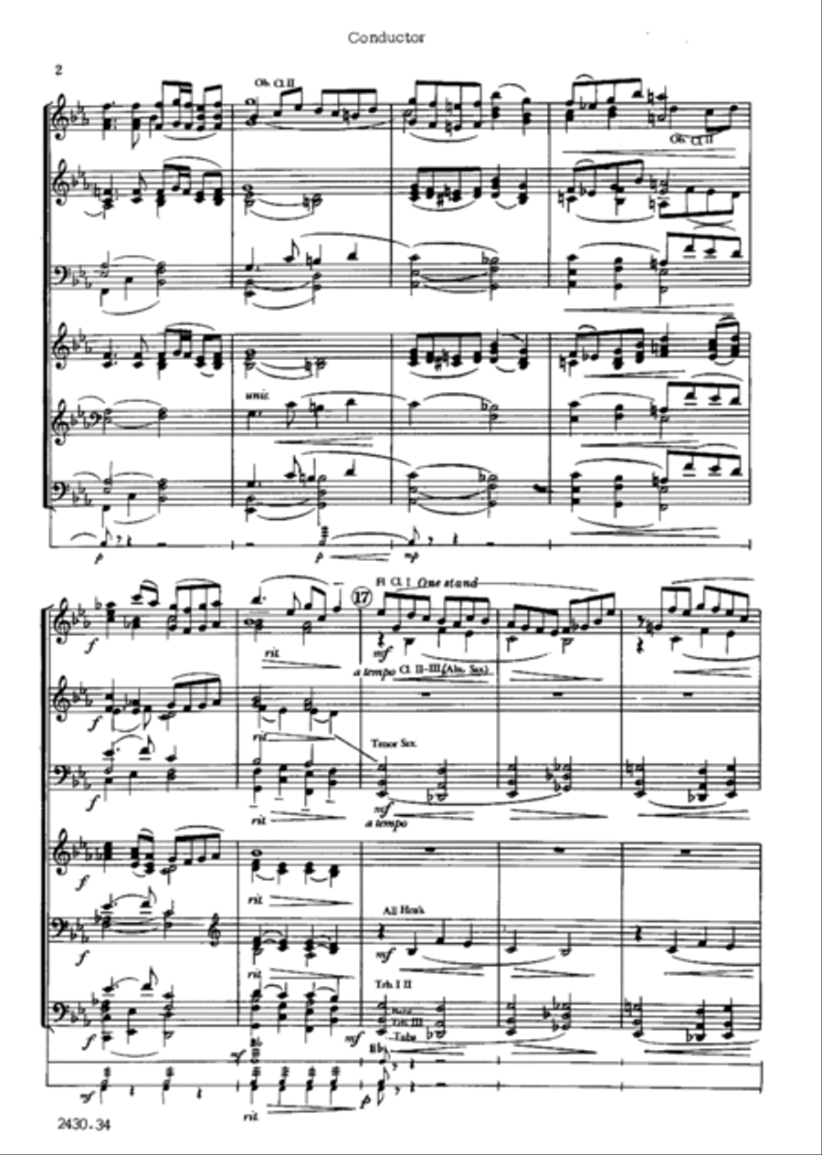 The Far Country The Far Country Concert Band scores gallery preview page 3