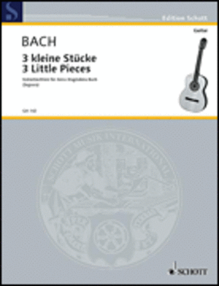 Book cover for 3 Little Pieces for Guitar
