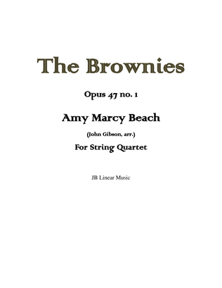 Amy Beach - The Brownies set for string quartet