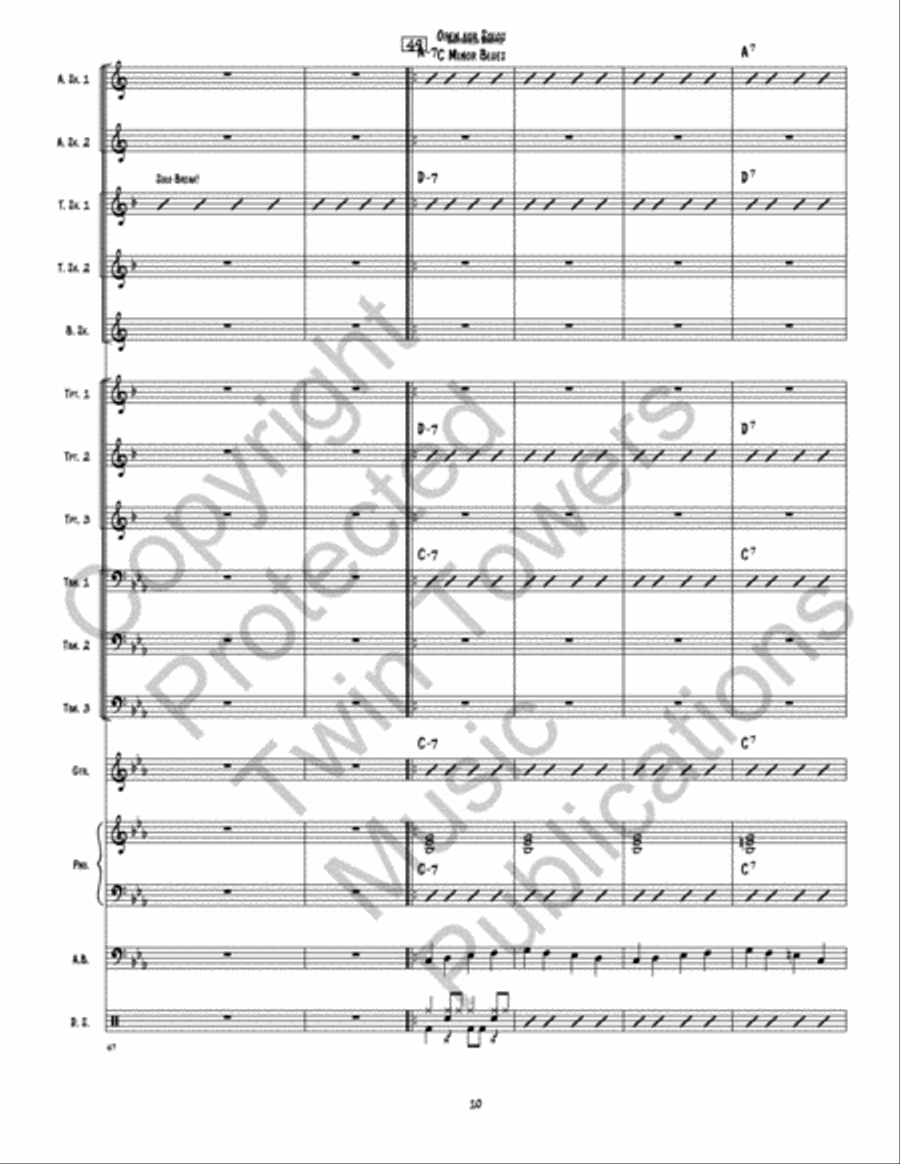Buffarilla Shuffle Jazz Ensemble scores gallery preview page 11