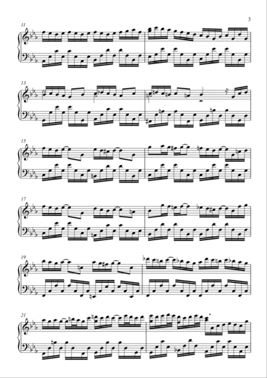 Als der Fluss den Liliensee erreicht /When the river reaches the water-lily lake/ Piano Method scores gallery preview page 3