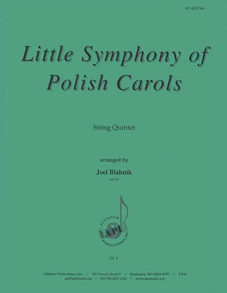 Little Symphony Of Polish Carols - String Quintet