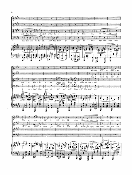 Brahms: Liebeslieder Walzer (Love Song Waltzes), Op. 52 No. 1 (choral score)