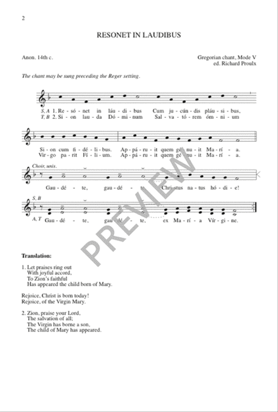 The Virgin's Slumber Song 4-Part scores gallery preview page 2