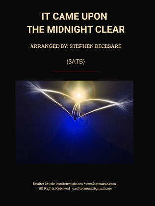 Book cover for It Came Upon The Midnight Clear (SATB)
