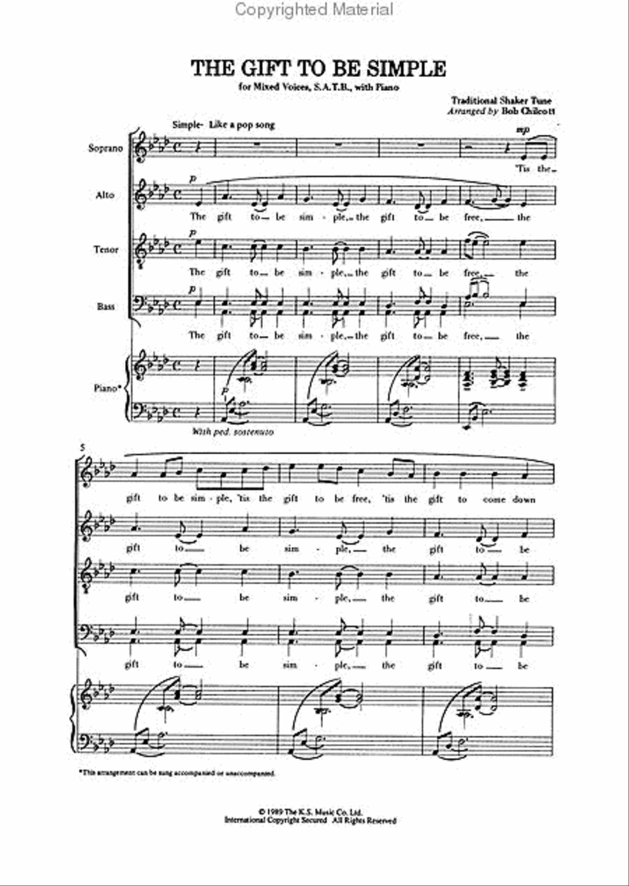 <br>Sheet music extract