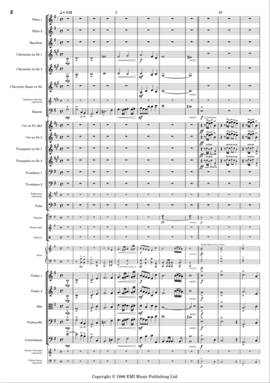 Final Countdown Full Orchestra scores gallery preview page 2