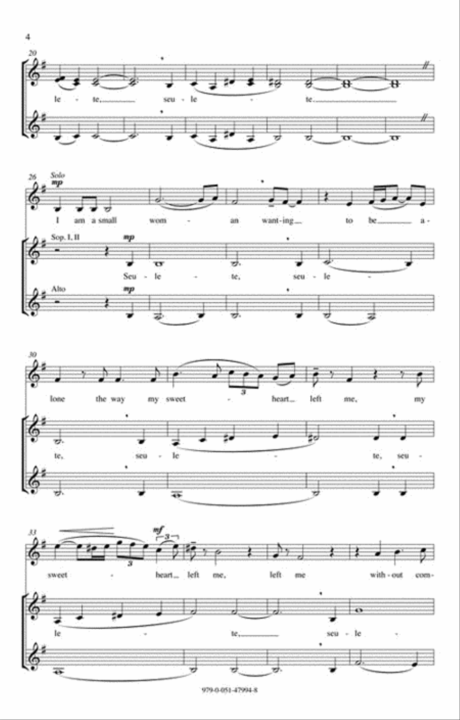 Ballade with Christine de Pisan SSA scores gallery preview page 3