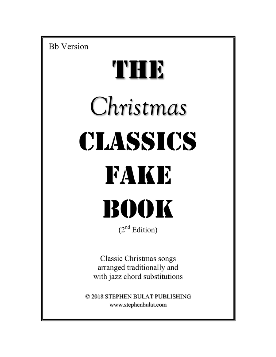 The Christmas Classics Fake Book (Bb Instruments) - Popular Christmas carols arranged in lead sheet Jazz Ensemble scores gallery preview page 3
