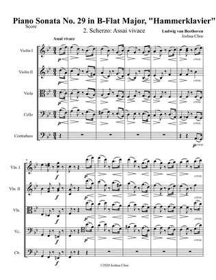 Hammerklavier Sonata, Movement 2