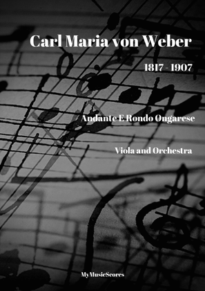 Weber Andante e Rondo Ongarese Solo Viola and String Orchestra